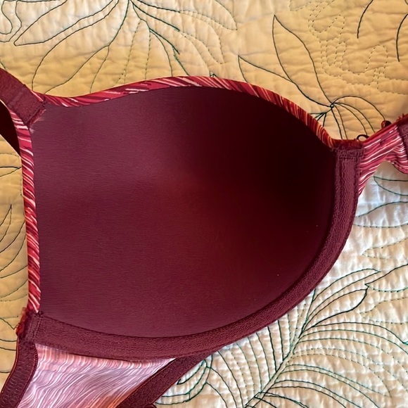 NWOT Aerie burgundy spacedye bra 34C - Picture 7 of 8